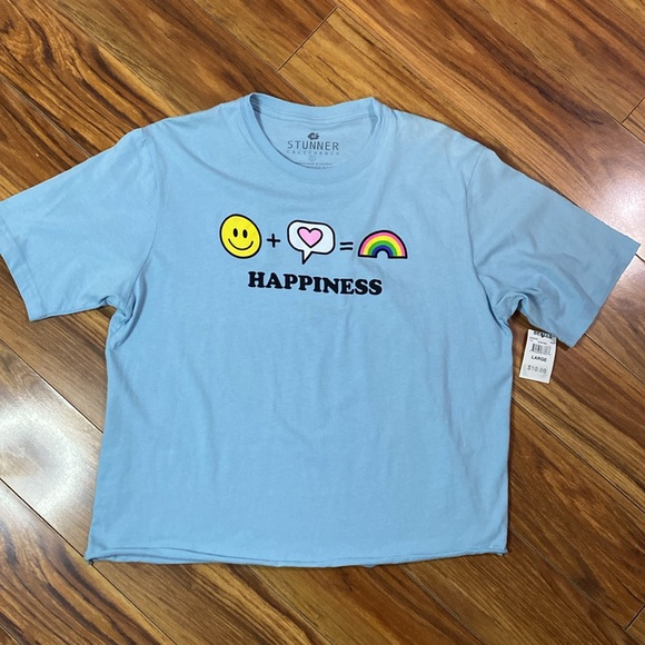 Stunner California blue short sleeved tee, size large, NWT. - Picture 3 of 9